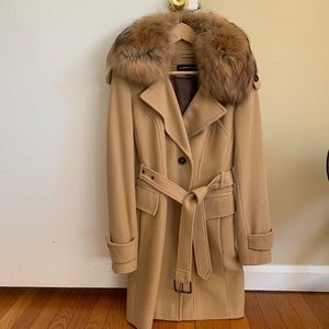 Andrew Marc coat with fur